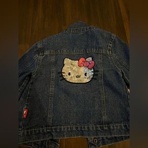 Hello Kitty Sequin Jean Jacket